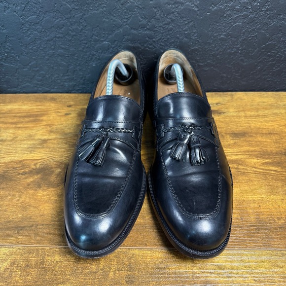 Johnston Murphy Signature Series 15-7065 Black Leather Tassel Loafers Mens 10M main image 7